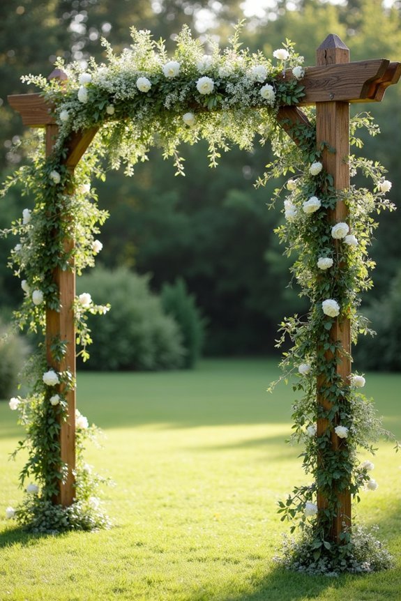 budget friendly wedding arches