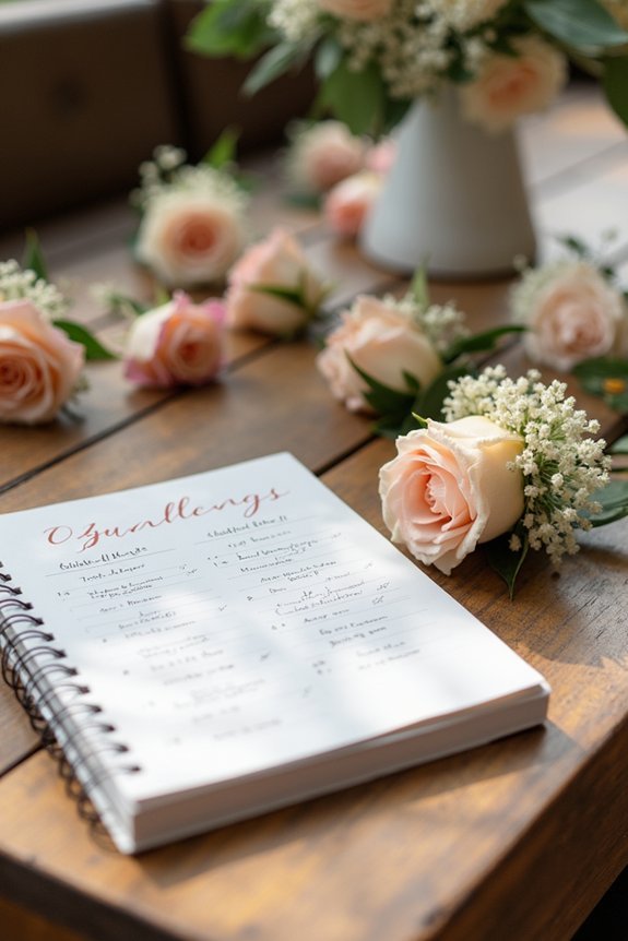 budget timeline florist collaboration