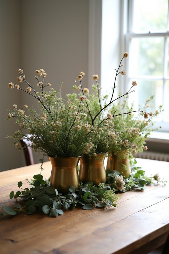 build balanced centerpiece layers
