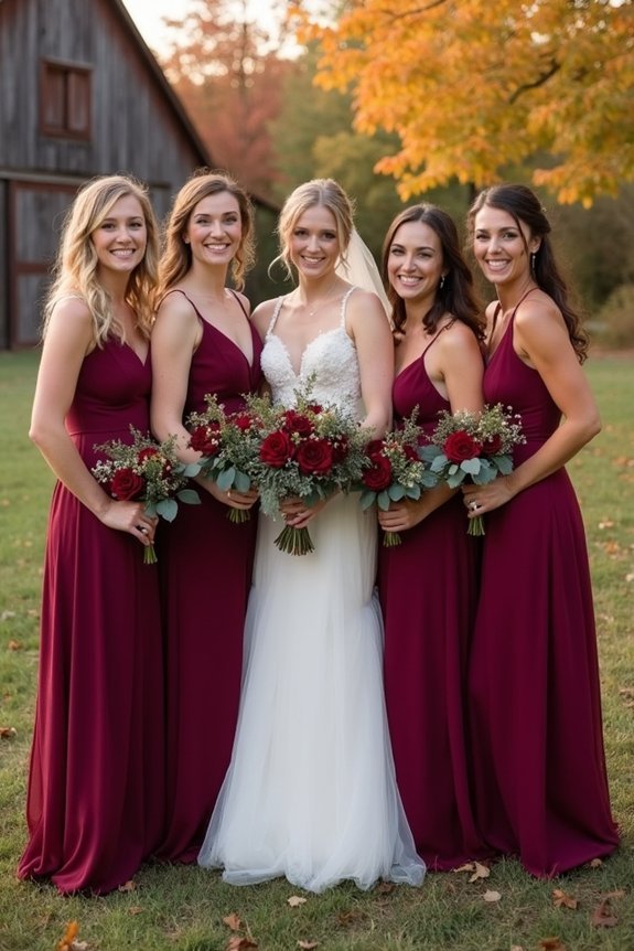 burgundy and wine elegance