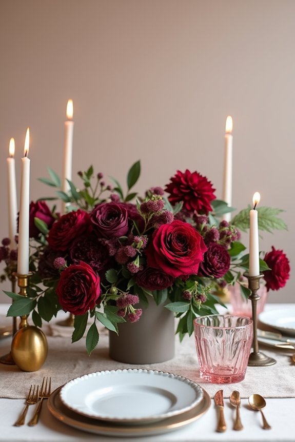burgundy timeless wedding sophistication
