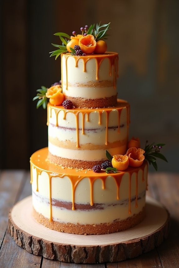 burnt orange cake pairings
