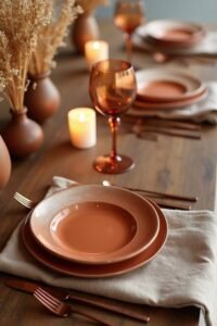 burnt orange wedding decor ideas