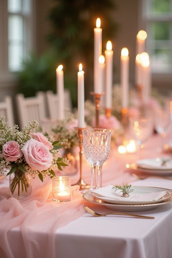 candleholders enhance centerpiece elegance