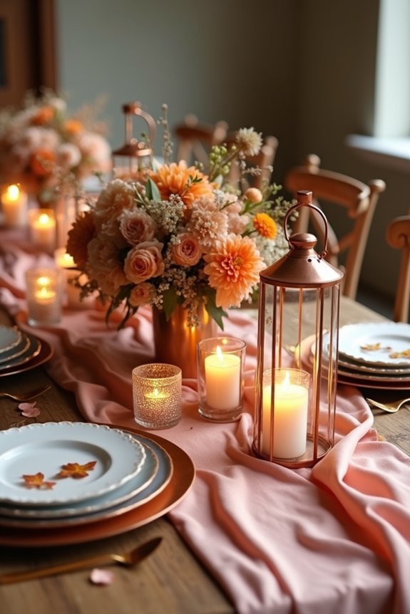 candlelight enhances romantic atmosphere