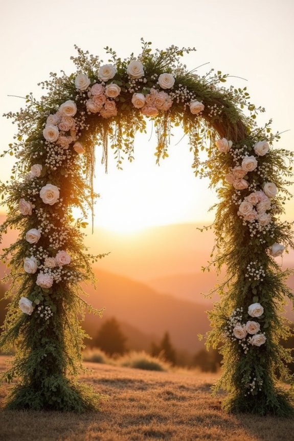 cascading blooms create drama