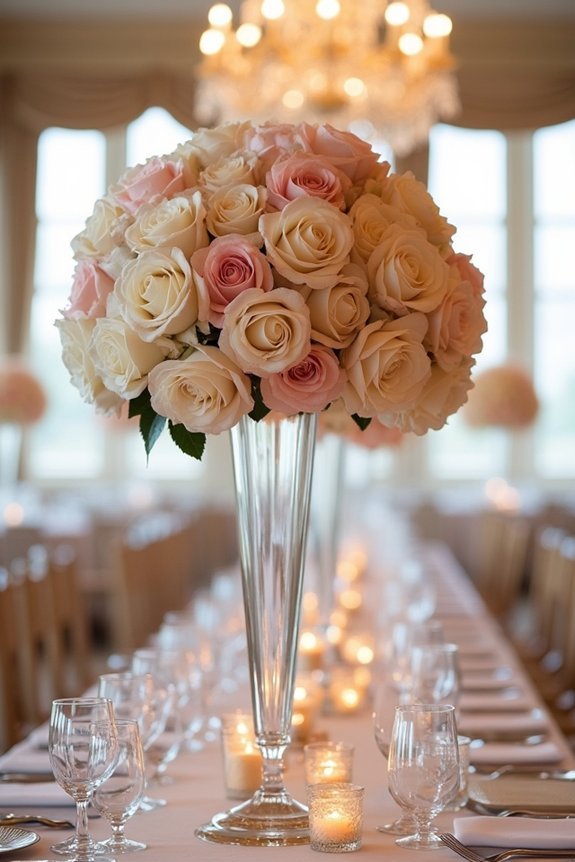 centerpieces suited to venue