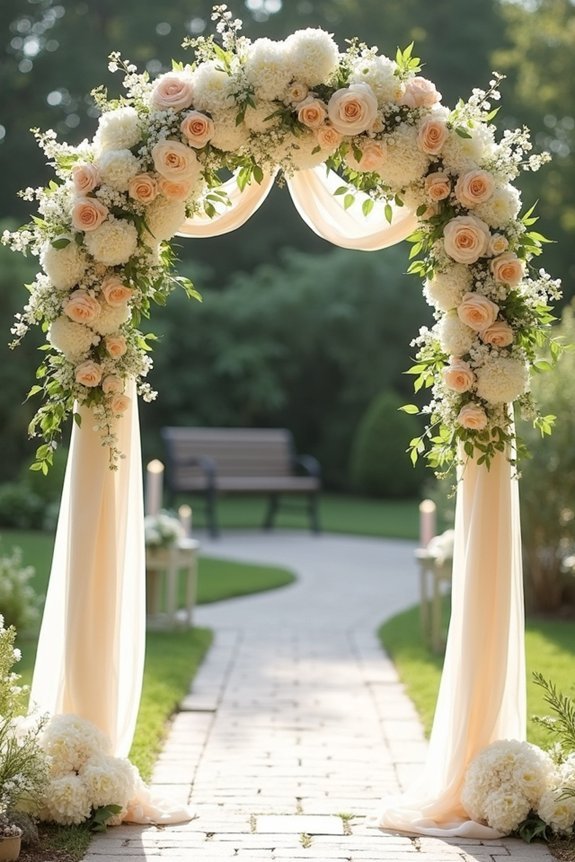 champagne arches for weddings