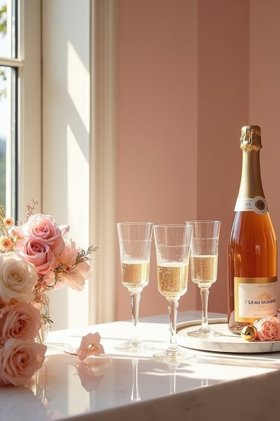 champagne cocktail hour elegance