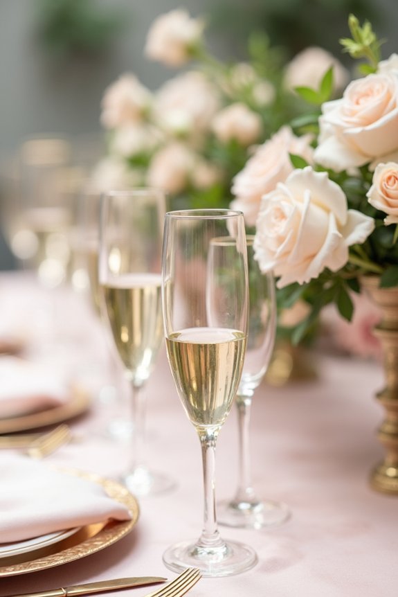 champagne gold blush neutrals