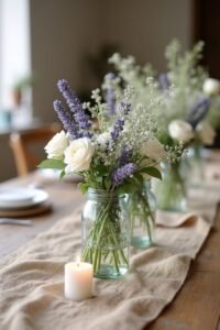 charming country wedding centerpieces