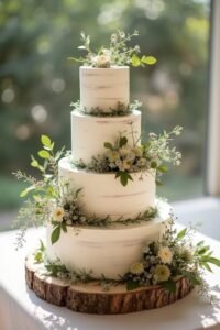 charming rustic wedding cakes