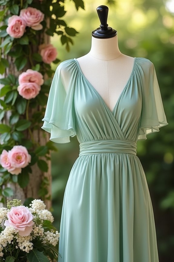choosing garden bridesmaid dresses