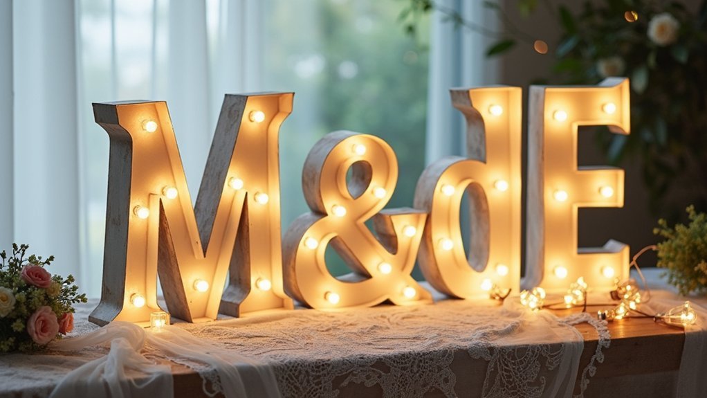 choosing marquee letter lights