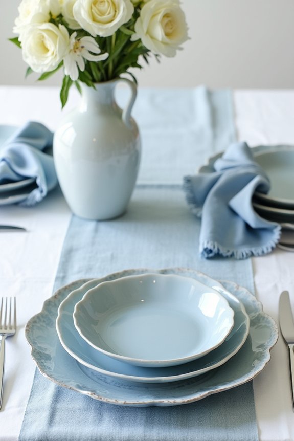 choosing the perfect dusty blue