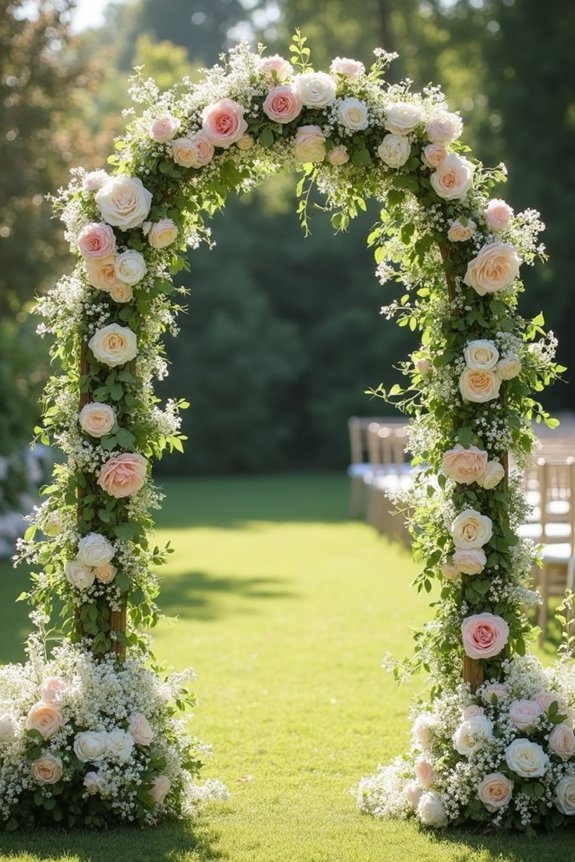 classic wedding arch ideas