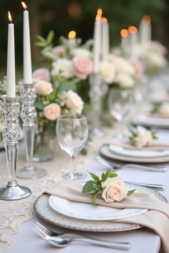 classic wedding decor elements