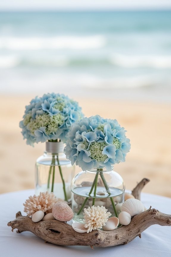 coastal wedding centerpiece ideas