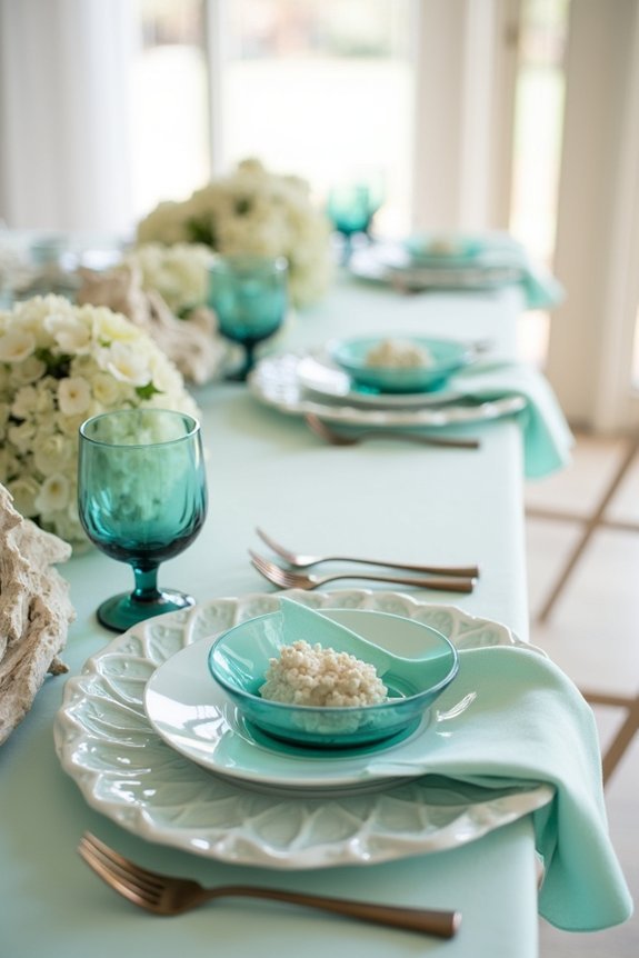 coastal wedding color palette