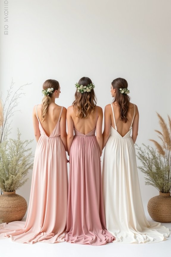 cohesive bridesmaid dress colors
