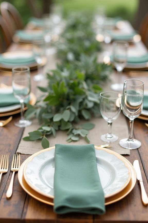 cohesive forest green palette
