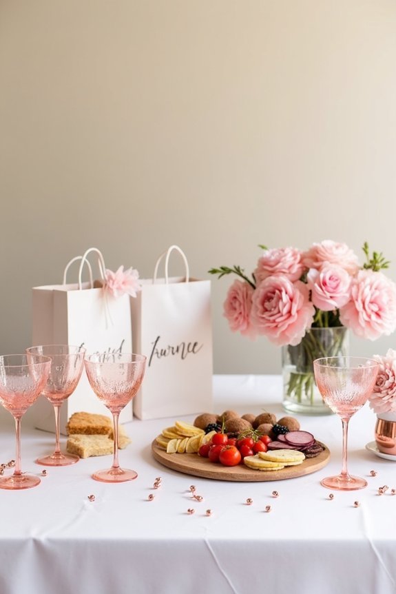 cohesive theme food decor