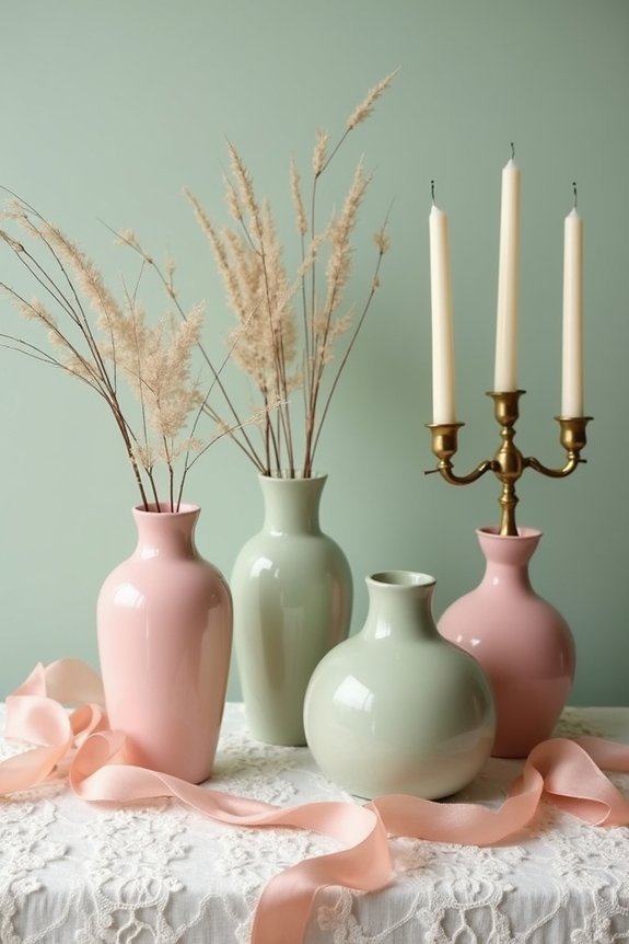 cohesive vintage wedding colors