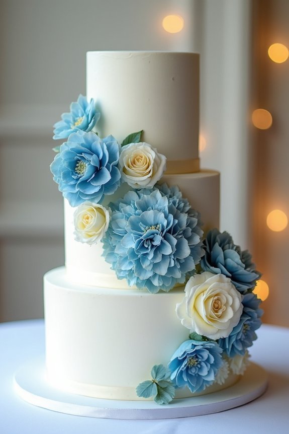 cohesive wedding cake flowers
