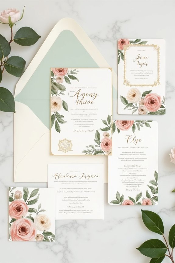 cohesive wedding color design