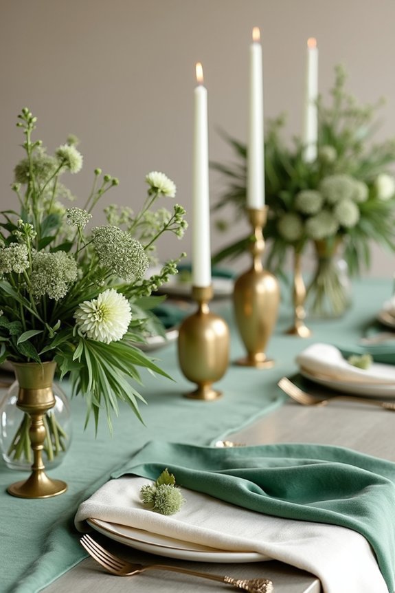 cohesive wedding color palette