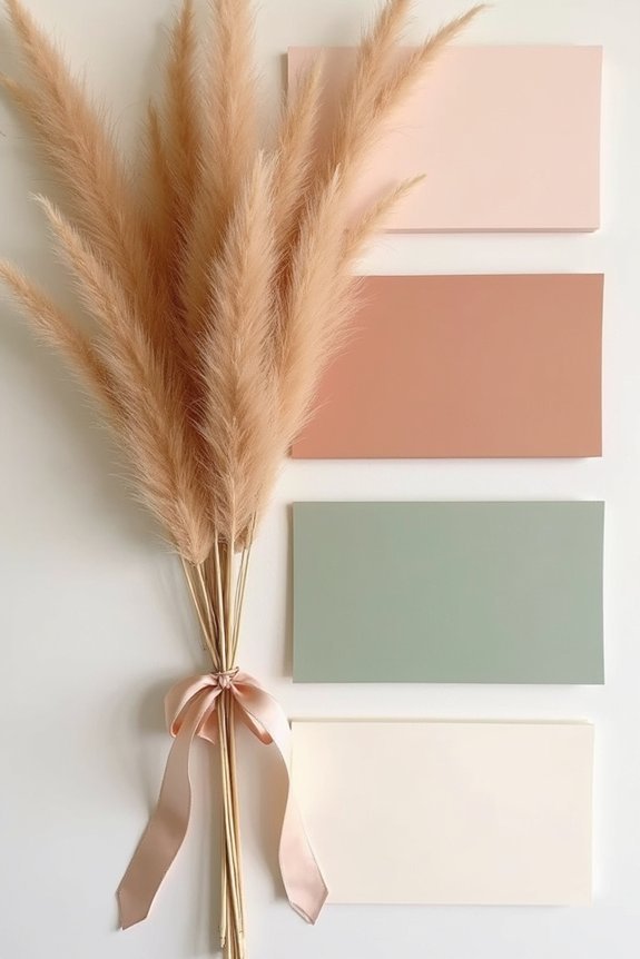 cohesive wedding color palette