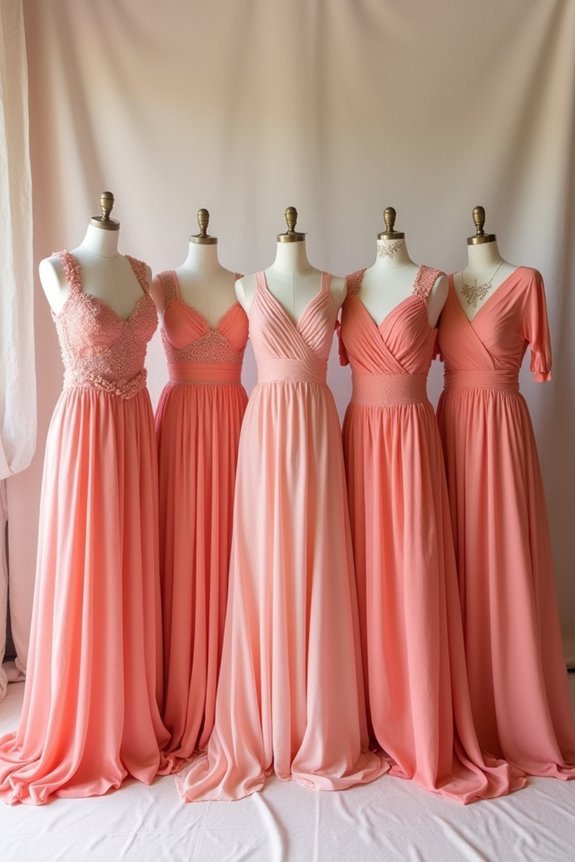 coral dresses for every budget