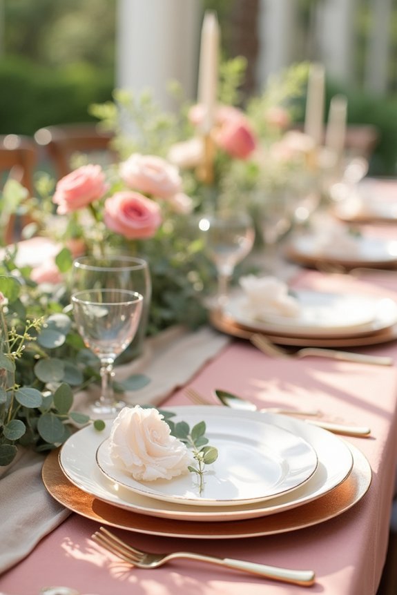 coral sage muted elegance