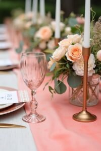 coral wedding color inspirations