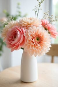 coral wedding flower ideas