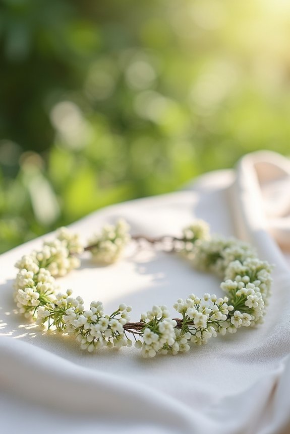 create beautiful flower crown