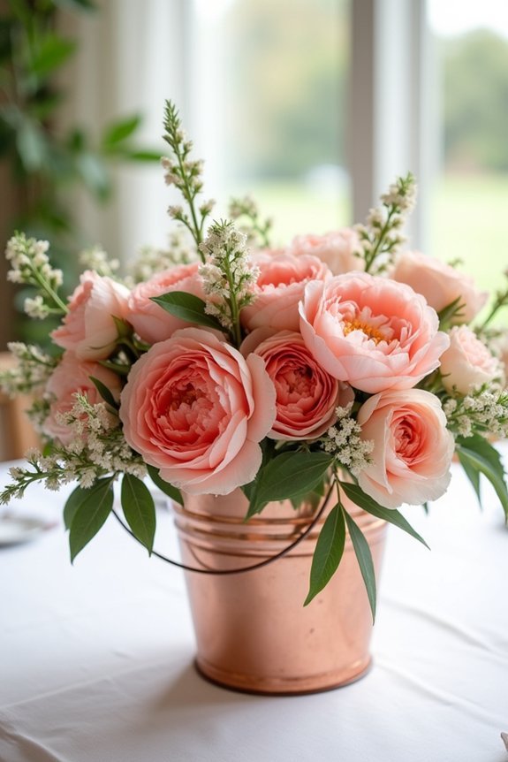 creative coral centerpiece vessels
