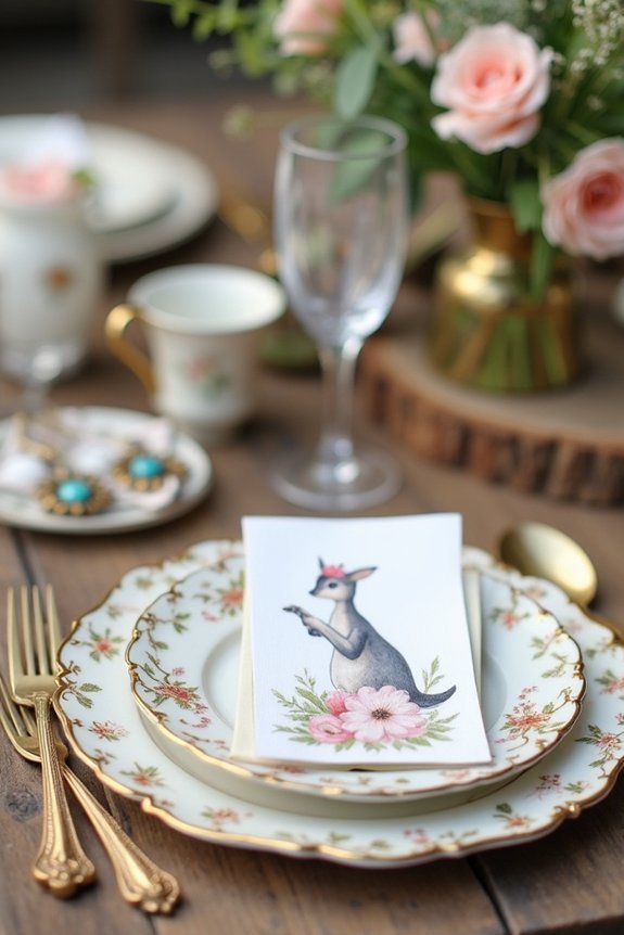 custom illustrated place cards