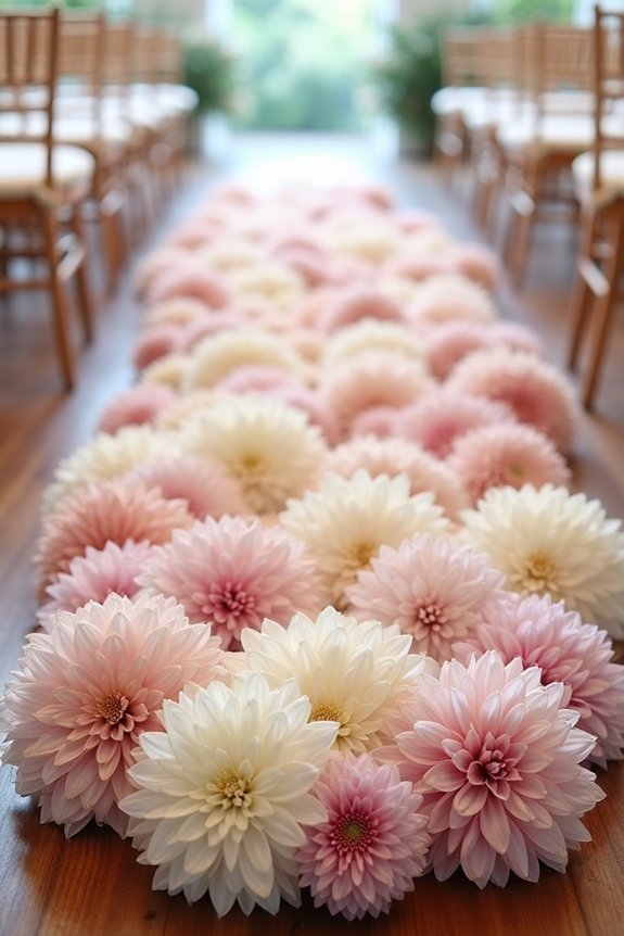 dahlia aisle runner elegance