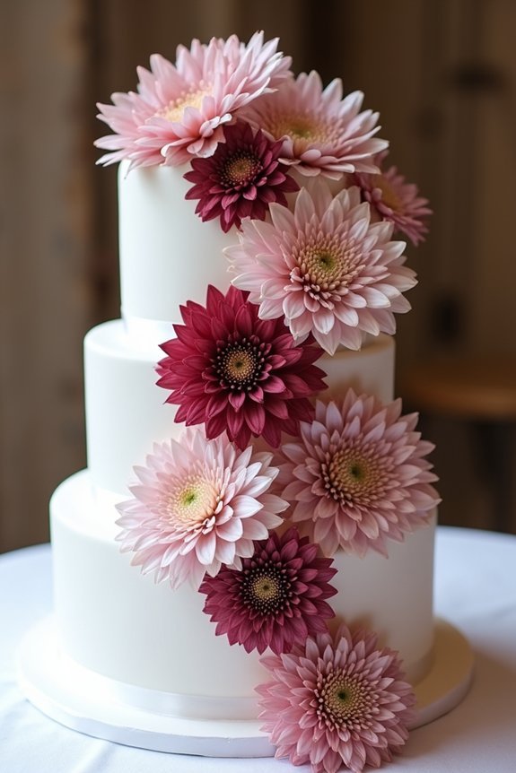 dahlia colors for weddings