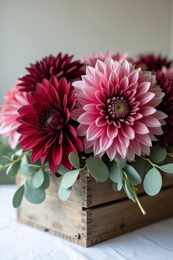 dahlias enhance bold bouquets