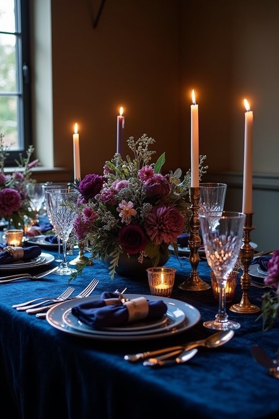 dark florals luxurious elegance