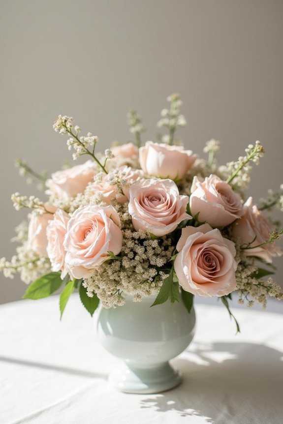 dimension with textured flowers