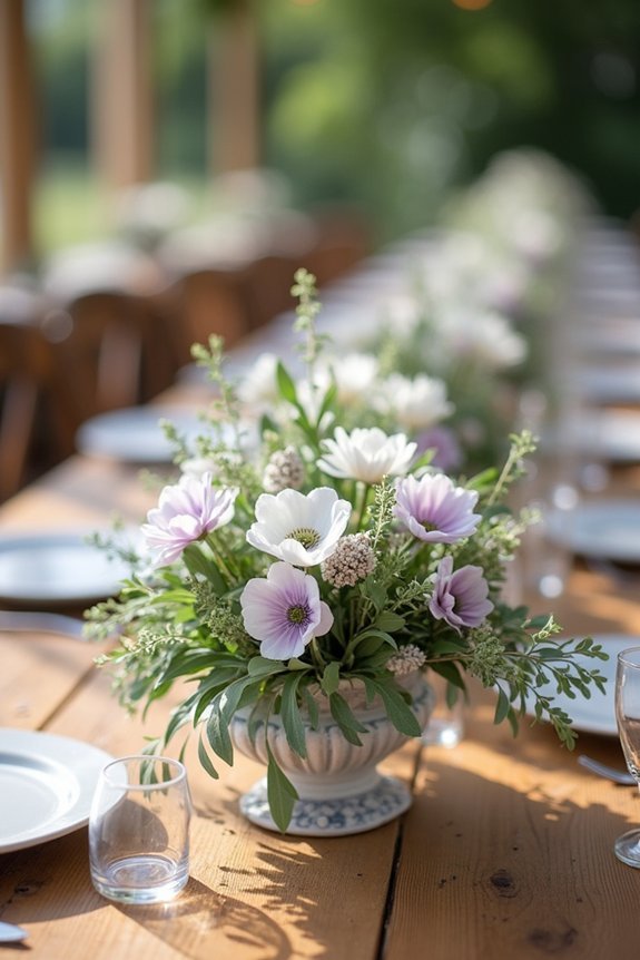diy anemone flower arrangements