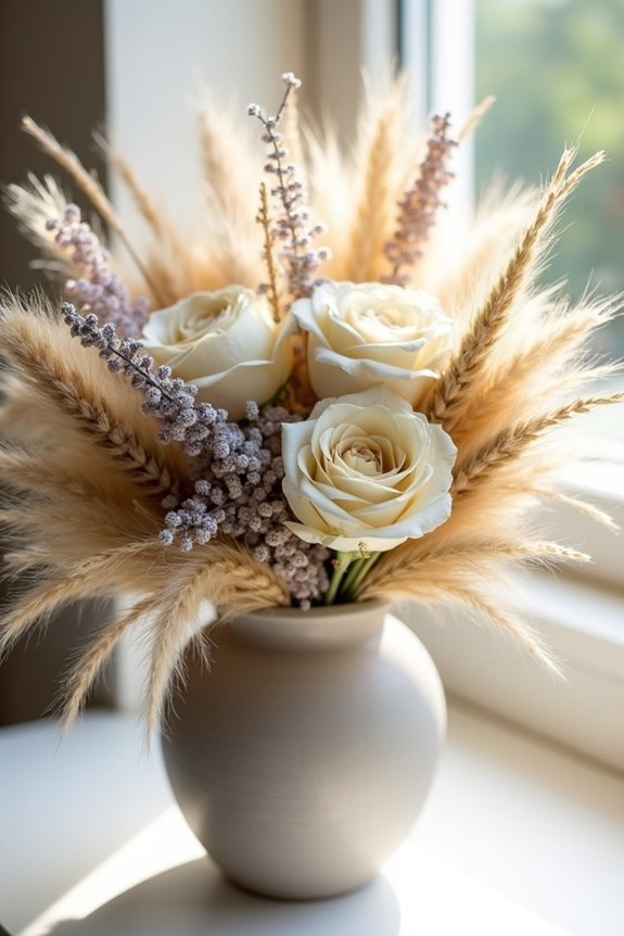 dreamy textured wedding bouquets