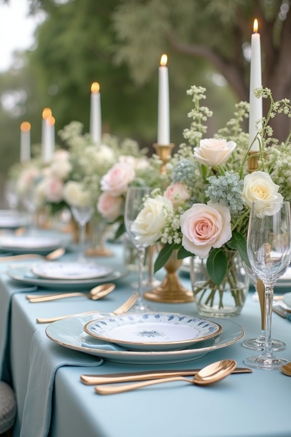 dusty blue color pairings