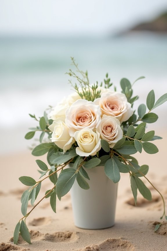 dusty miller for coastal weddings