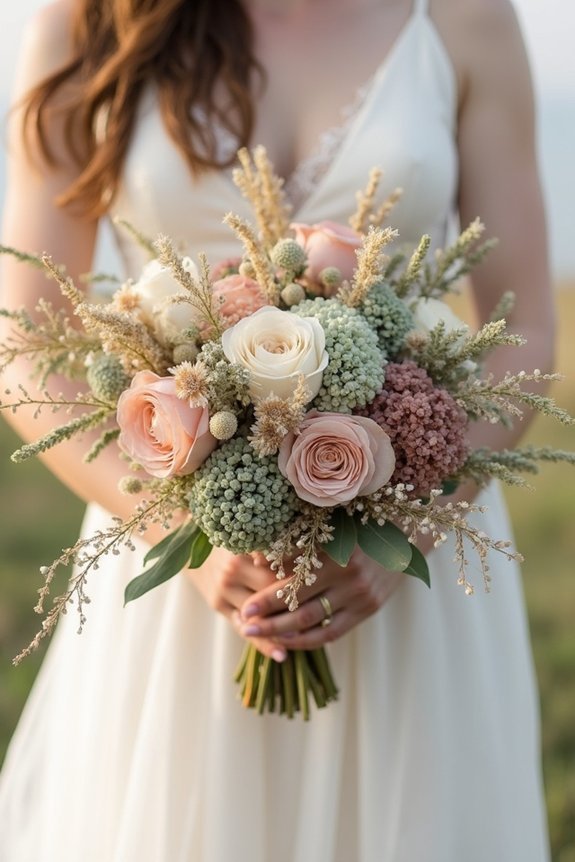 dusty pastels for elegance