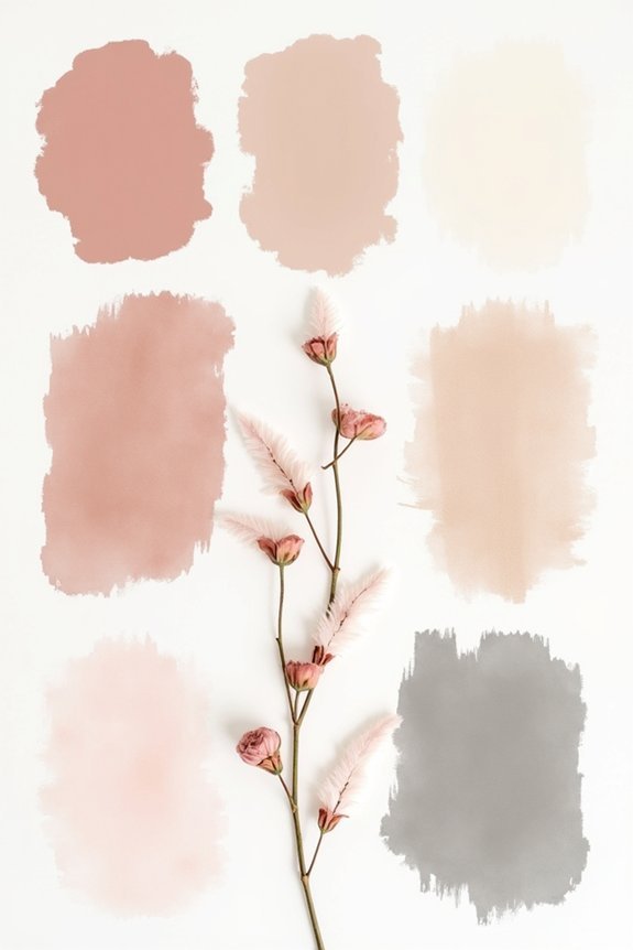 dusty rose color palette