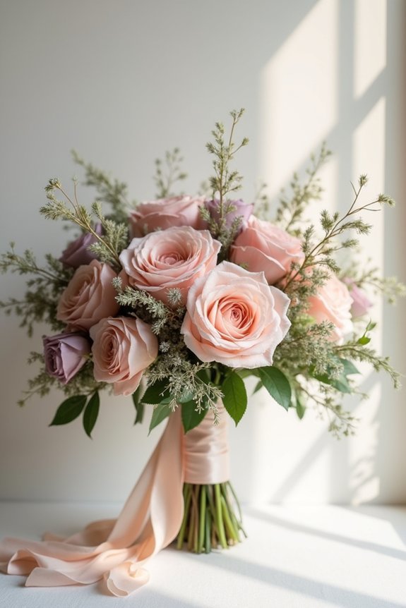 dusty rose floral inspiration